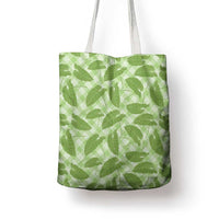 Green Hawaii Kalo Palaka Motifs Tote Bag Hawaiian Taro Leaves Elegant Vibes LT14 - Polynesian Pride