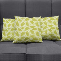 Lime Green Hawaii Kalo Palaka Motifs Pillow Cover Hawaiian Taro Leaves Elegant Vibes LT14 - Polynesian Pride