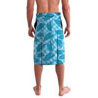 Blue Hawaii Kalo Palaka Motifs Lavalava Hawaiian Taro Leaves Elegant Vibes - Polynesian Pride