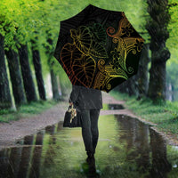 Aloha Hawaii Kalo Umbrella Reggae Taro Polynesian Pattern - Polynesian Pride