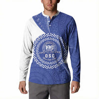 Queen Salote College 100th Anniversary Personalized Button Sweatshirt Est 1926 Kolisi Fefine Tongan Ngatu Pattern