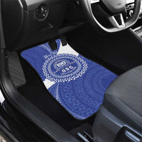 Queen Salote College 100th Anniversary Personalized Car Mats Est 1926 Kolisi Fefine Tongan Ngatu Pattern