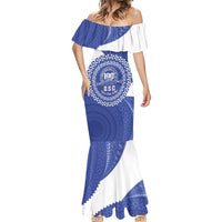 Queen Salote College 100th Anniversary Personalized Mermaid Dress Est 1926 Kolisi Fefine Tongan Ngatu Pattern LT14 - Polynesian Pride