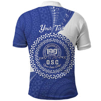 Queen Salote College 100th Anniversary Personalized Polo Shirt Est 1926 Kolisi Fefine Tongan Ngatu Pattern LT14 - Polynesian Pride