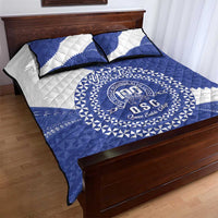 Queen Salote College 100th Anniversary Personalized Quilt Bed Set Est 1926 Kolisi Fefine Tongan Ngatu Pattern