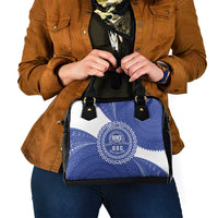 Queen Salote College 100th Anniversary Personalized Shoulder Handbag Est 1926 Kolisi Fefine Tongan Ngatu Pattern