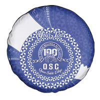 Queen Salote College 100th Anniversary Personalized Spare Tire Cover Est 1926 Kolisi Fefine Tongan Ngatu Pattern LT14 - Polynesian Pride