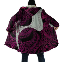 Pink Galaxy Polynesia Tribal Octopus Tattoo Cloak Pikake Lei Polynesian Pattern
