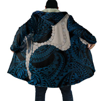 Blue Galaxy Polynesia Tribal Octopus Tattoo Cloak Pikake Lei Polynesian Pattern