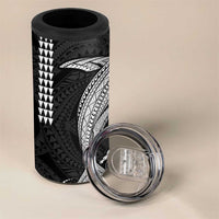 Kanaloa Aloha Hawaii 4 in 1 Can Cooler Tumbler Humpback Whale Octopus Tattoo Kakau Pattern