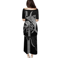 Kanaloa Aloha Hawaii Family Matching Puletasi and Hawaiian Shirt Humpback Whale Octopus Tattoo Kakau Pattern LT14 - Polynesian Pride