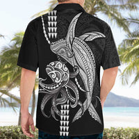Kanaloa Aloha Hawaii Hawaiian Shirt Humpback Whale Octopus Tattoo Kakau Pattern