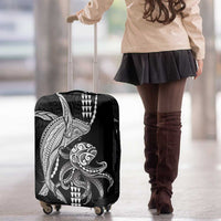 Kanaloa Aloha Hawaii Luggage Cover Humpback Whale Octopus Tattoo Kakau Pattern
