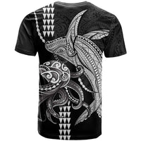Kanaloa Aloha Hawaii T Shirt Humpback Whale Octopus Tattoo Kakau Pattern