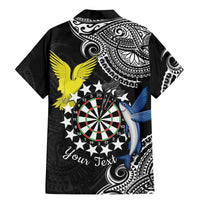 Personalised Cook Islands Darts Family Matching Mermaid Dress and Hawaiian Shirt Kuki Airani Tribal Pattern LT14 - Polynesian Pride
