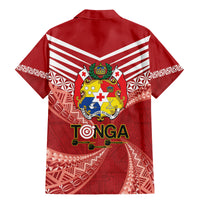 Tonga Darts Family Matching Mermaid Dress and Hawaiian Shirt Tongan Ngatu Pattern LT14 - Polynesian Pride