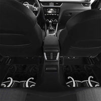 New Zealand Maripi Car Mats Silver Fern Mix Aotearoa Maori Pattern