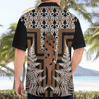 New Zealand Hawaiian Shirt Maori Maripi Knife With Poutama Art LT14 - Polynesian Pride