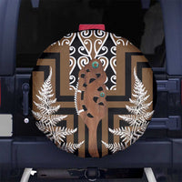 New Zealand Spare Tire Cover Maori Maripi Knife With Poutama Art LT14 - Polynesian Pride