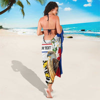 Personalised Philippines Eagle Sarong Filipino Sun Mix Sampaguita Flower LT14 - Polynesian Pride