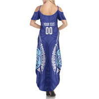 Northland 2026 Rugby Custom Family Matching Summer Maxi Dress and Hawaiian Shirt NZ Maori Silver Fern LT14 - Polynesian Pride