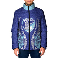 Northland 2026 Rugby Custom Padded Jacket NZ Maori Silver Fern