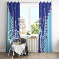 Northland 2026 Rugby Custom Window Curtain NZ Maori Silver Fern
