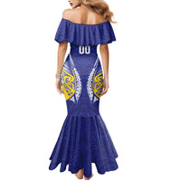 Otago 2026 Rugby Custom Family Matching Mermaid Dress and Hawaiian Shirt NZ Maori Silver Fern LT14 - Polynesian Pride