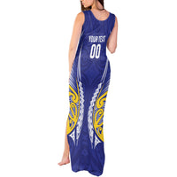 Otago 2026 Rugby Custom Tank Maxi Dress NZ Maori Silver Fern