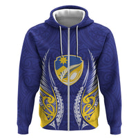 Otago 2026 Rugby Custom Zip Hoodie NZ Maori Silver Fern