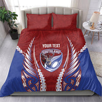 Southland 2026 Rugby Custom Bedding Set NZ Maori Silver Fern LT14 - Polynesian Pride