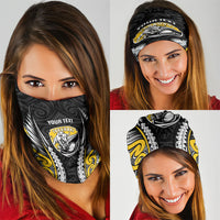 Taranaki 2026 Rugby Custom Neck Gaiter NZ Maori Silver Fern