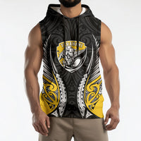 Taranaki 2026 Rugby Custom Sleeveless Hoodie NZ Maori Silver Fern