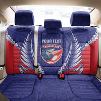 Tasman Bay 2026 Rugby Custom Back Car Seat Cover NZ Maori Silver Fern
