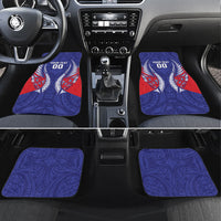 Tasman Bay 2026 Rugby Custom Car Mats NZ Maori Silver Fern