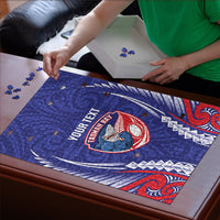 Tasman Bay 2026 Rugby Custom Puzzle NZ Maori Silver Fern