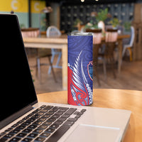 Tasman Bay 2026 Rugby Custom Skinny Tumbler NZ Maori Silver Fern