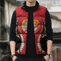 Waikato 2026 Rugby Custom Sleeveless Puffer Jacket NZ Maori Silver Fern