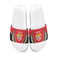 Waikato 2026 Rugby Custom Slide Sandals NZ Maori Silver Fern