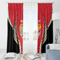 Waikato 2026 Rugby Custom Window Curtain NZ Maori Silver Fern