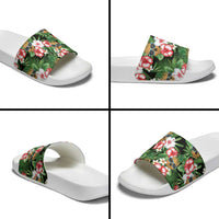 Pineapple Skull Aloha Hawaii Slide Sandals Summer Vibes Tropical Seamless Pattern - Polynesian Pride