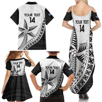 Custom Fiji Rugby Family Matching Summer Maxi Dress and Hawaiian Shirt Go Champions Fijian Tapa Cloth LT14 - Polynesian Pride