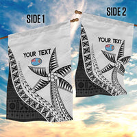 Custom Fiji Rugby Garden Flag Go Champions Fijian Tapa Cloth LT14 - Polynesian Pride