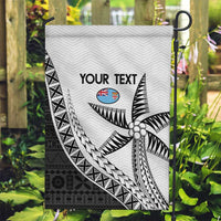 Custom Fiji Rugby Garden Flag Go Champions Fijian Tapa Cloth LT14 Garden Flag White - Polynesian Pride