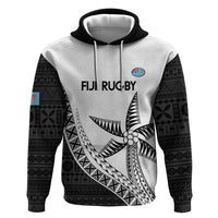 Custom Fiji Rugby Hoodie Go Champions Fijian Tapa Cloth LT14 Pullover Hoodie White - Polynesian Pride