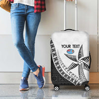 Custom Fiji Rugby Luggage Cover Go Champions Fijian Tapa Cloth LT14 - Polynesian Pride
