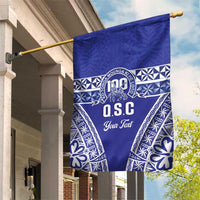 Personalised Queen Salote College Garden Flag Kolisi Fefine 100th Anniversary Kupesi Blue LT14 House Flag Blue - Polynesian Pride