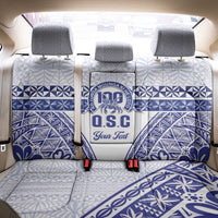 Personalised Queen Salote College Back Car Seat Cover Kolisi Fefine 100th Anniversary Kupesi White LT14 - Polynesian Pride