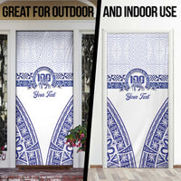 Personalised Queen Salote College Door Cover Kolisi Fefine 100th Anniversary Kupesi White LT14 - Polynesian Pride