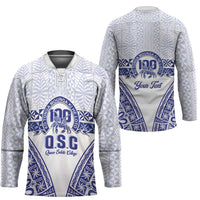 Personalised Queen Salote College Hockey Jersey Kolisi Fefine 100th Anniversary Kupesi White LT14 - Polynesian Pride